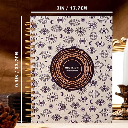 Cahier à spirale - Cahier ligné format collège 237 x 178 mm - Cahier à spirale règle collège - Journal de bureau - Cahier au format B5 pour travail et études - Papier épais de 100 g/m2 - 200 pages