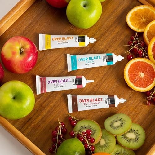 STC NUTRITION - Over Blast® Boost - Gel énergétique enrichi en complexe dynamisant - Norme anti-dopage - 10 dosettes