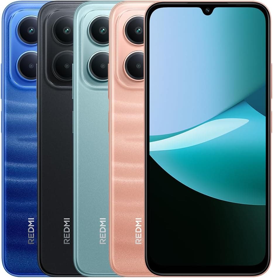 XIAOMI Redmi 15C 4G Smartphone 8GB +256 GB Sleek and Refined 7.99mm Design Powerful Octa-Core Processor Powered by 33W Fast Charging, Charger Included (Black)