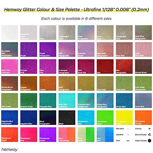 Hemway Eco Friendly Biodégradable Glitter 100 g / 3,5 oz cosmétique Bio Safe Étincelle végétalien pour le visage, fard à paupières, Craft - 1/128" 0.008" 0.2mm - Cuivre