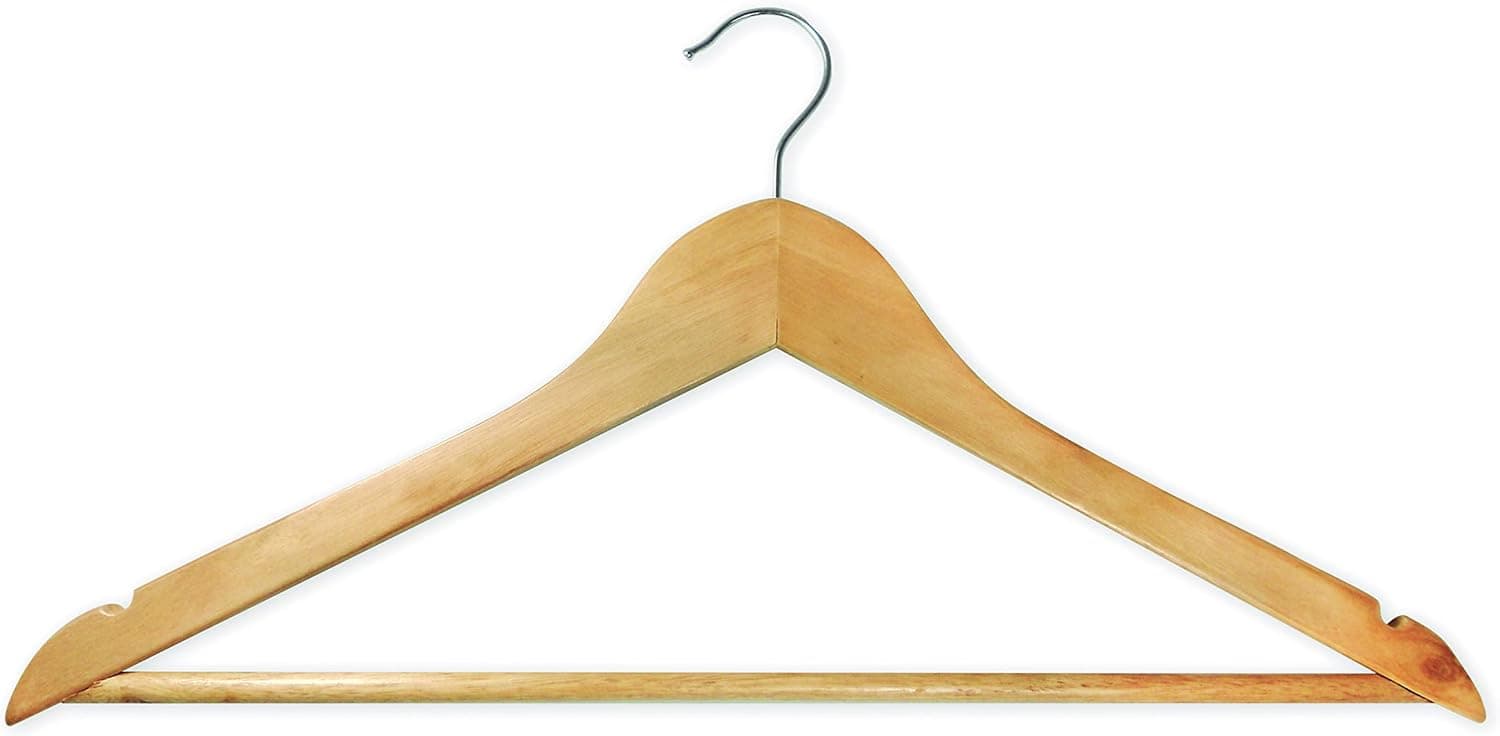 Jocca cintres en Bois, Bois, Multicolore, 44 x 16 x 1.1 cm