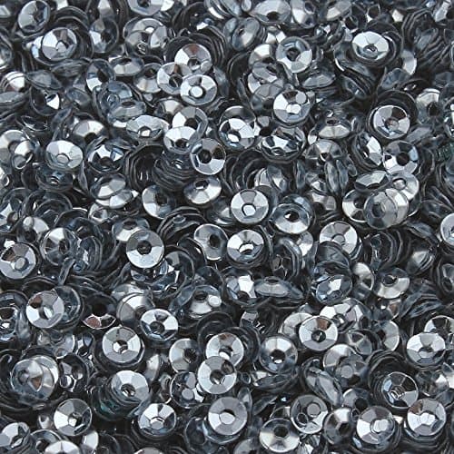 Perlin - Lot de 12 000 paillettes Ø 4 mm 10 couleurs Set Bol bombé pour vêtements et bijoux DIY Artisanat Métallique Bricolage Bombe à sequins