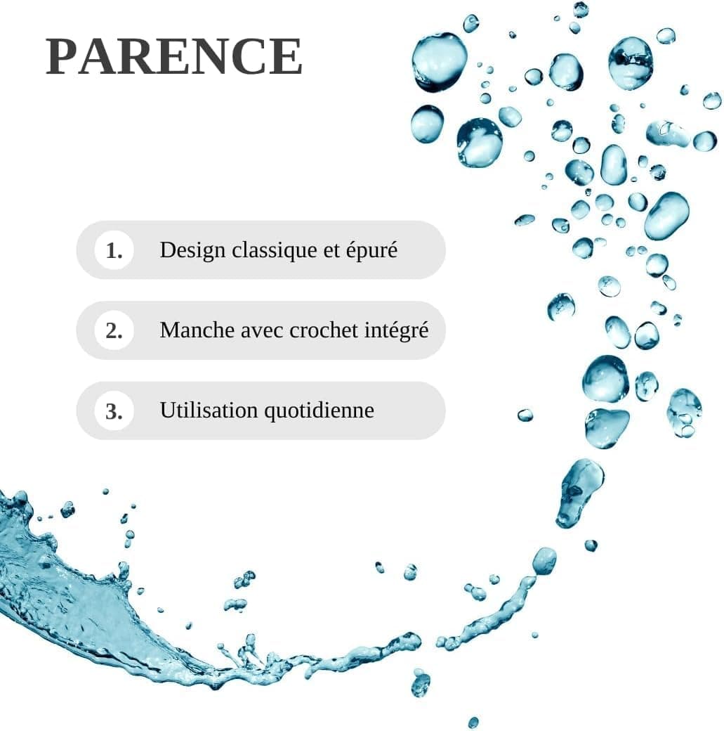 PARENCE.- Brosse WC Classique - Brosse Toilette sans Support