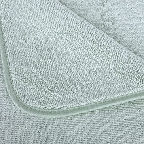 Polyte - 4 Serviettes de Bain en Microfibres - sèche Rapidement/ne Peluche Pas - Vert Clair - 145 x 76 cm