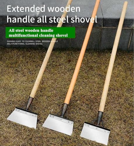 GEDEGOOK Pelle Jardinage, Pelle de Nettoyage Multifonctionnelle, Grattoir Jardin, Multifonction Outillage de Jardin, Outil de Désherbage de Jardin, Pelle de Jardin pour Espace Extérieur, Ferme, 21cm