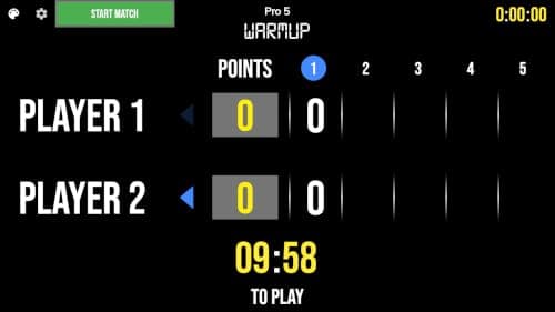 BT Tennis Scoreboard
