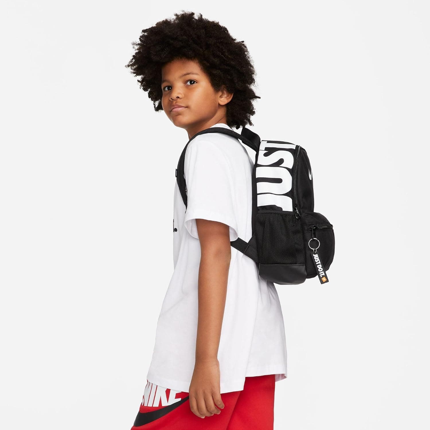 Nike_Y NK BRSLA JDI MINI , Mixte enfant, Noir/Blanc, Taille unique