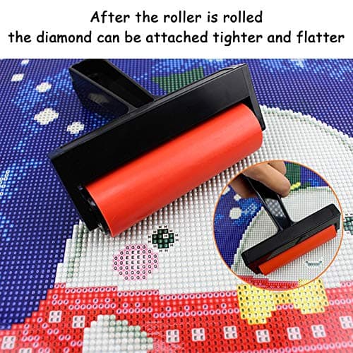 TOPSEAS Outils de Peinture Diamant,94 pcs Accessoires de Diamond Painting,avec Boîte de Rangement Diamant, Point Stylo Rapide,Colle,Plaque de Diamant,et étiquette pour DIY Artisanat