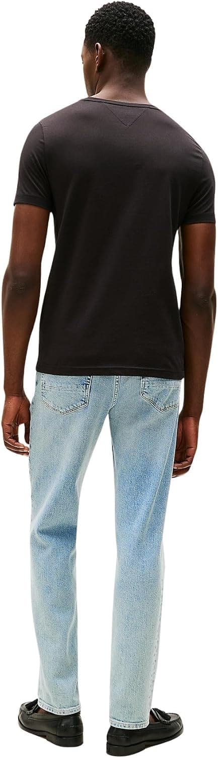 Tommy Hilfiger T-Shirt Manches Courtes Homme Core Tommy Logo Col Ras-du-Cou
