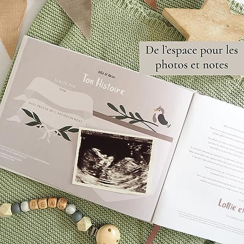 Journal de Grossesse à Offrir - Livre Grossesse de Luxe pour Futures Mamans – Carnet de Grossesse comprend Calendrier, Scrapbook, Check-list, Organisateur et Livre de Naissance Souvenirs (Animaux)