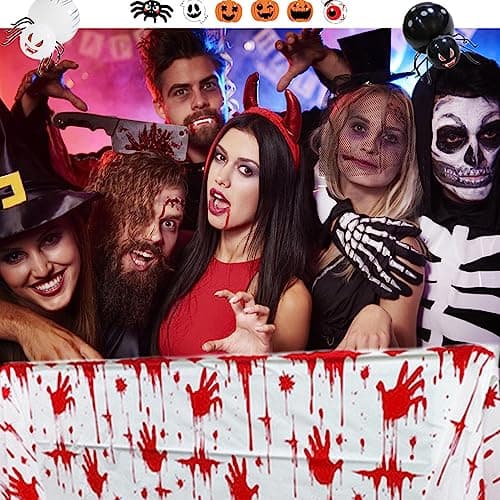 Eterspr Halloween Decoration Kit, Halloween Guirlande Bannier Déco, Happy Halloween Banner kit,Kit Décoration Fête d'halloween, pour Halloween, Les Fêtes, Les Décorations d'intérieur