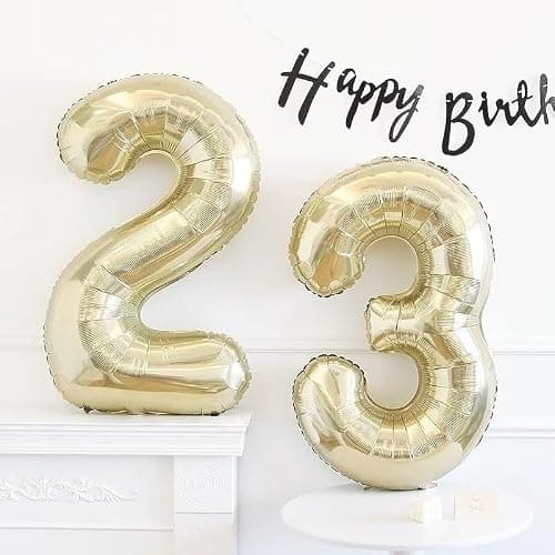 Vthoviwa 40pouces Ballon Chiffre Anniversaire 1 Platine, 0123456789,10-19,20-25,30,40,50,60,70,80,90 Ballon Numero 1 an Deco Birthday, Balloon 1 Ballon Party Deco Soutenir l'hélium