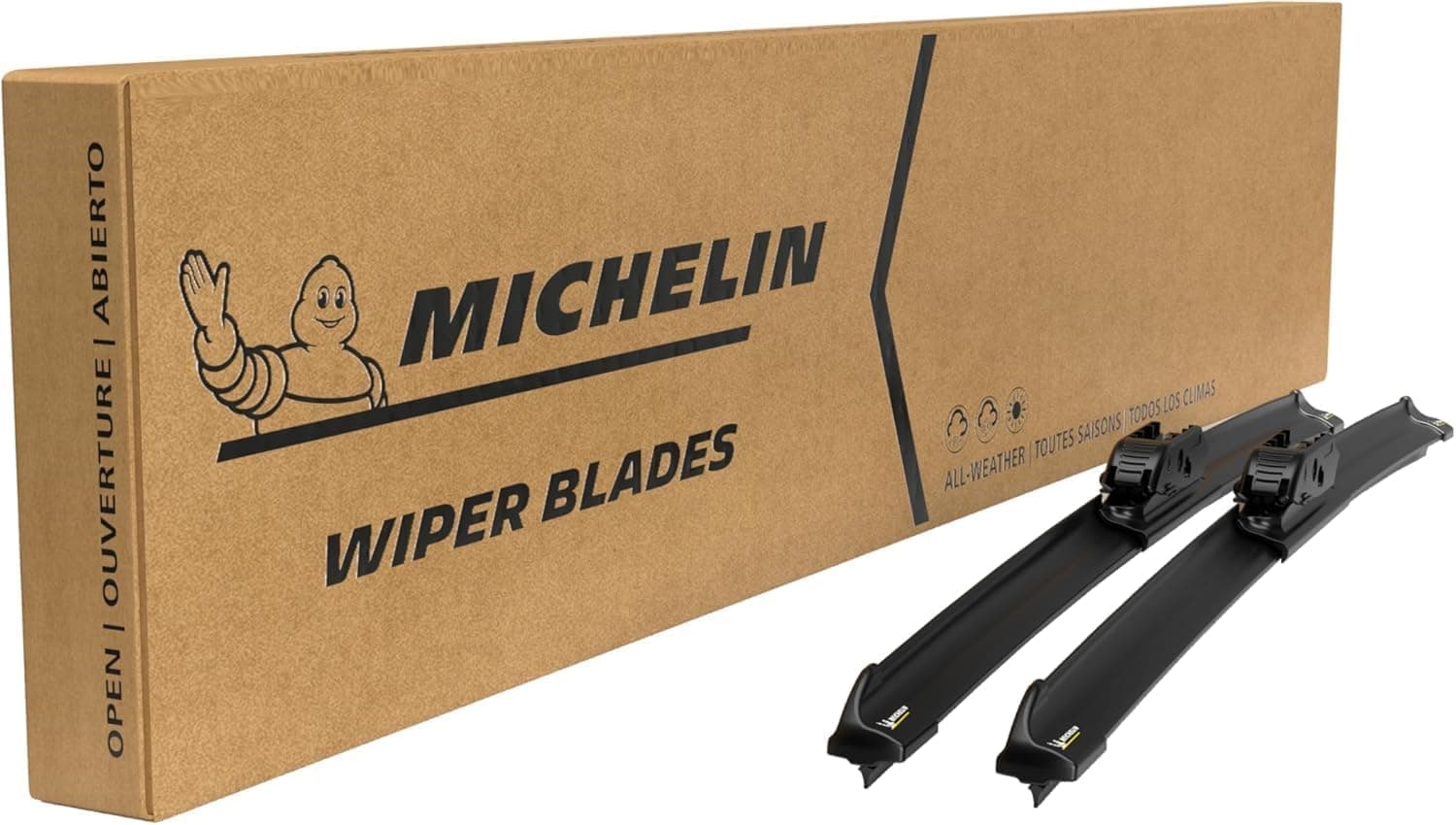 Michelin Stealth Ultra Balais d'essuie-glace - Kit de Balais - Longueur:500/500MM | Kit d'essuie-glaces Avant BMW 3 E30,Z3 E36 | Dacia Duster,Logan| Renault:Clio I,Duster | Volvo:740,940