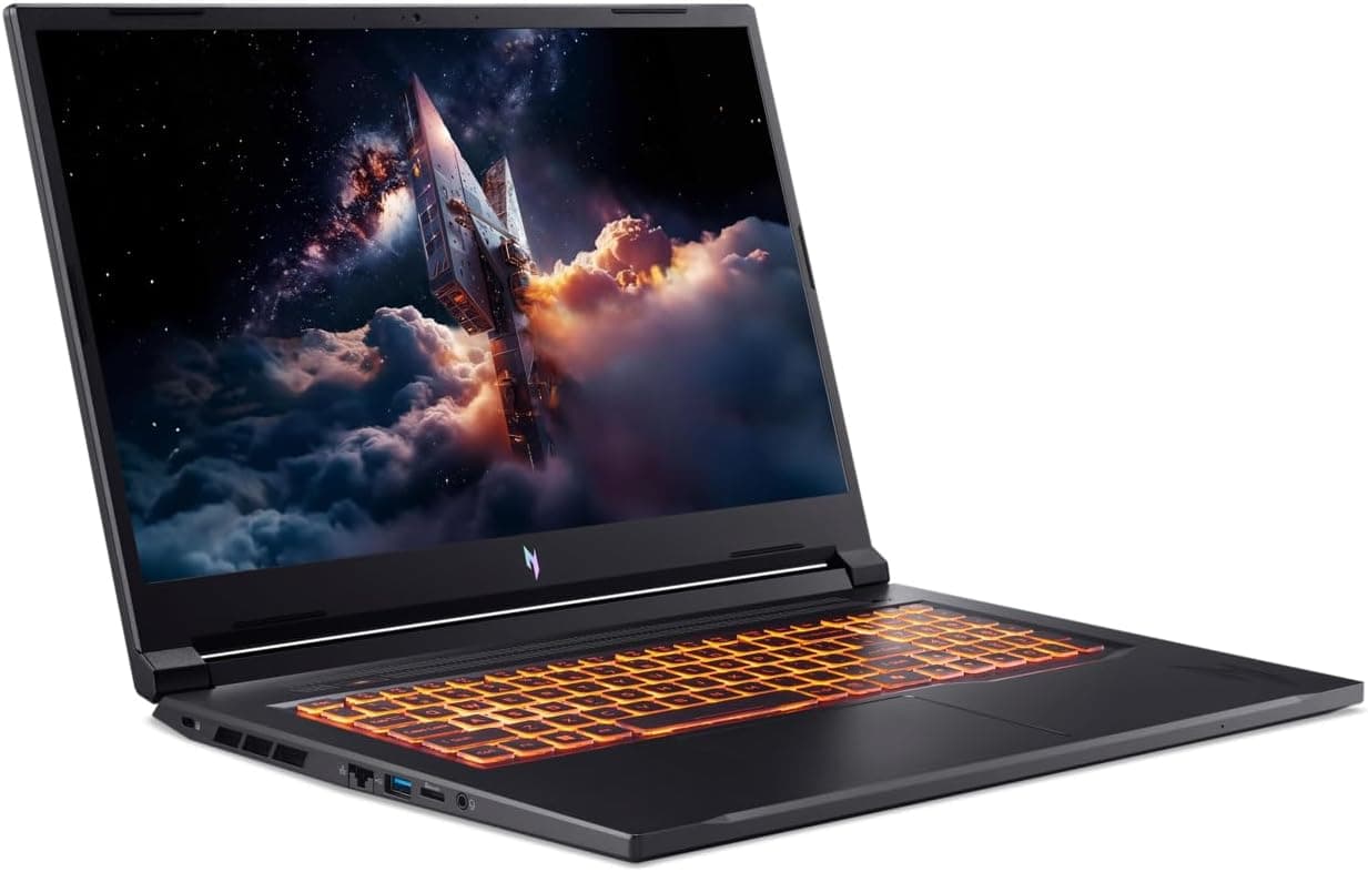 Acer Nitro V 17 AI I PC Portable Gaming 17.3" FHD 144Hz I NVIDIA GeForce RTX 5070 8Go I AMD Ryzen 7 260 I 32Go RAM DDR5 I 1To SSD NVMe I Windows 11 Home I Noir I Clavier FR AZERTY I ANV17-41-R30W