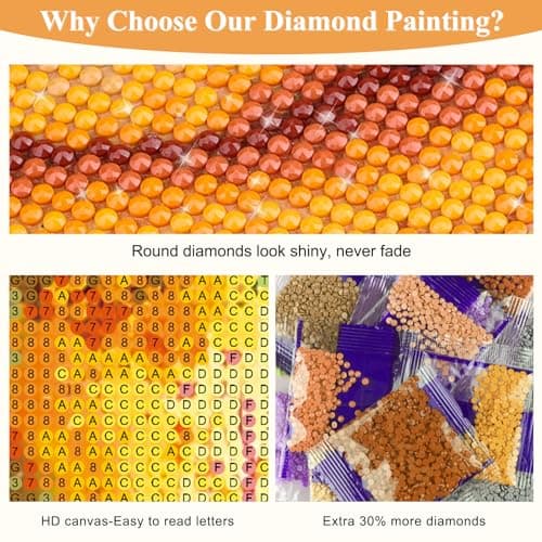 DAERLE Kit De Peinture Diamant Complet Arbre de vie, 5D DIY Diamond Painting Kit Paysage, Diamond Painting Kit Pour Adultes Enfants, Peinture Diamant Pour La Décoration Murale De La Maison 30x40cm