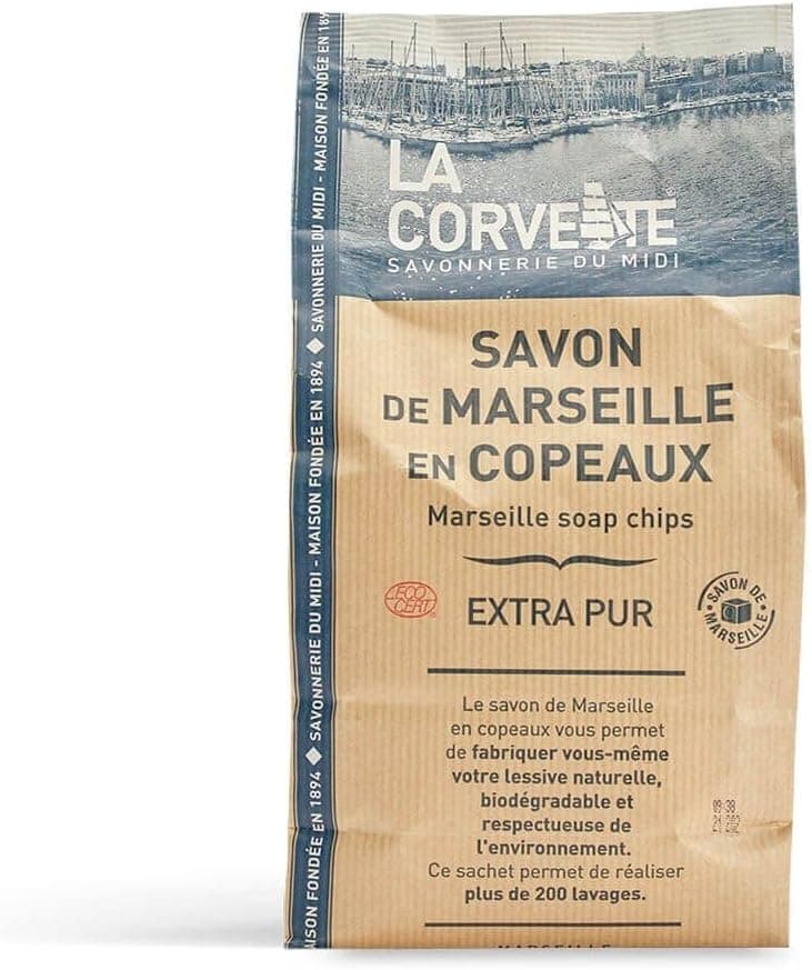 La Corvette Sachet de Savon de Marseille en Copeaux Extra Pur Ecocert 750 g