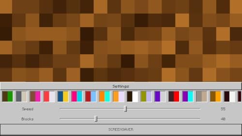 3D Block Craft, Grass Block Live Wallpaper | Grass Block Screensaver for Minecraft. Pixel Art 8Bit, Video Game Screensaver For Fire TV & Fire Tablets