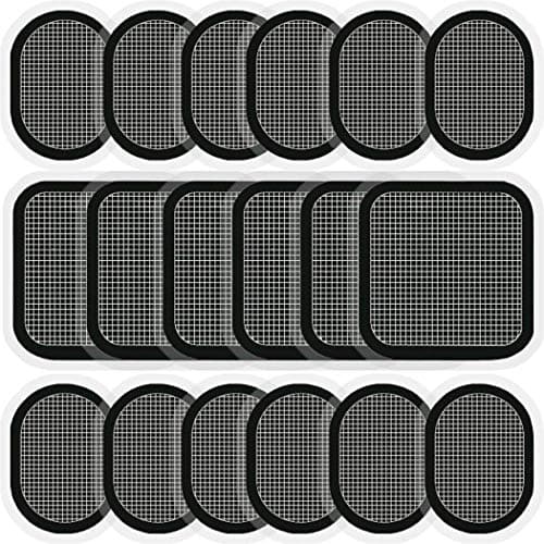HOCOSO 18 Pièces Électrode de Ceinture,Compatible avec Abs Series, Replacement Pads Électrode de Rechange pour Ceintures Musculation Abdominales
