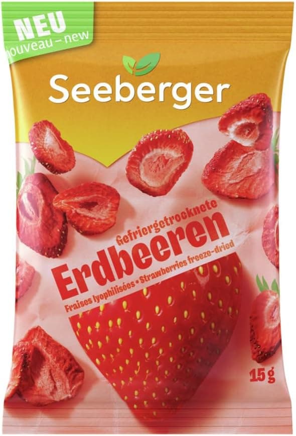 Seeberger Fraises lyophilisées, 15g