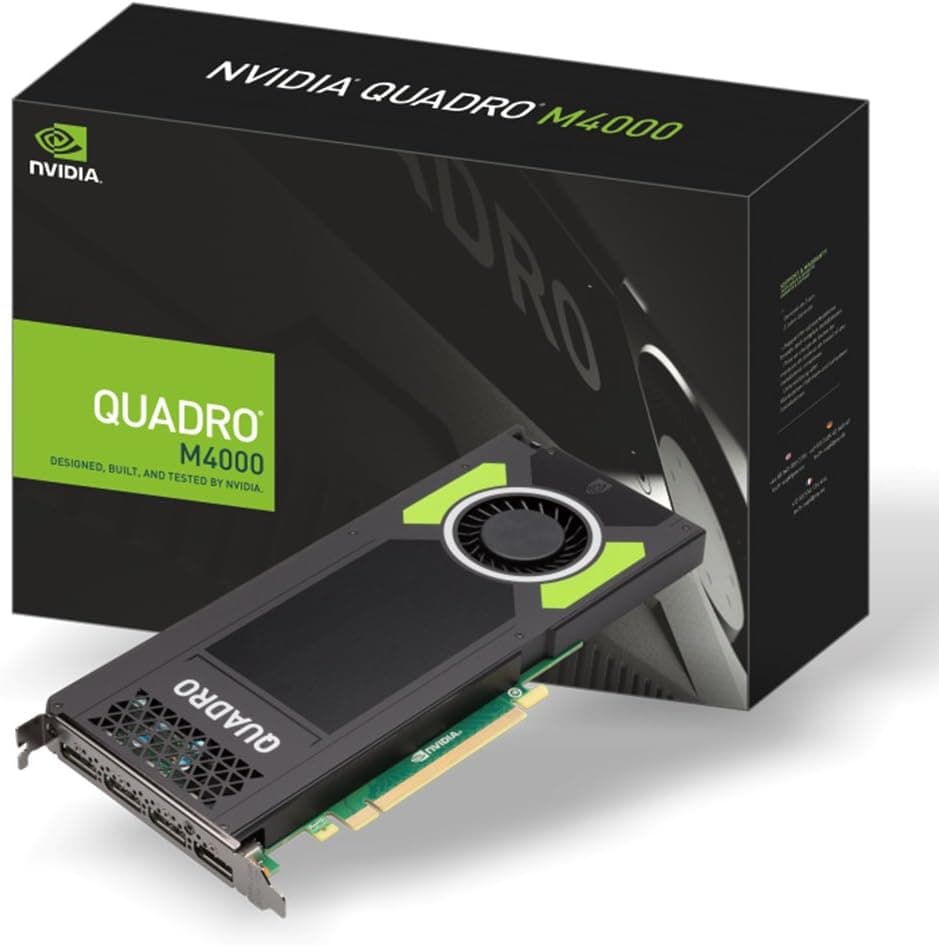 PNY VCQM4000WE-PB Carte Graphique Nvidia M4000 1664 MHz 8192 Mo PCI Express