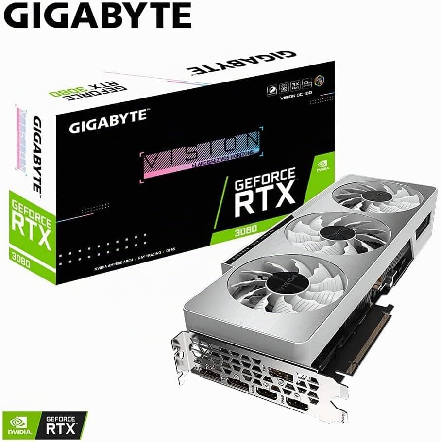 Gigabyte GeForce RTX 3080 Vision OC 10G (rev. 2.0) NVIDIA 10 Go GDDR6X