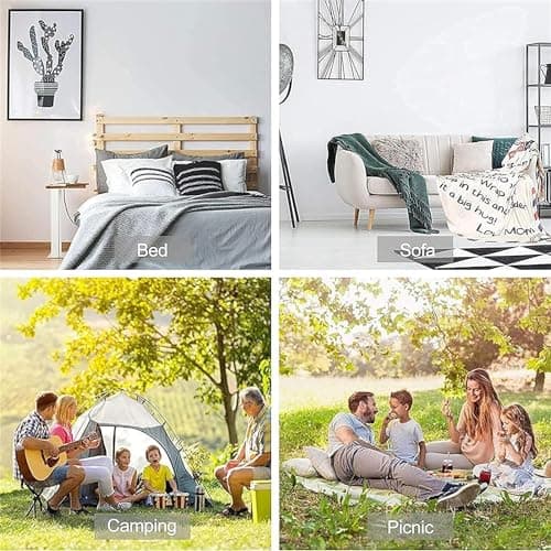 ACCZ Plaid Couverture Polaire Cadeau Anniversaire Maman,Cadeau pour Maman, Plaid Personnalisé Doux Polaire pour Offrir à sa Maman,Cadeaux de Fête des Mères et de Noël pour Maman
