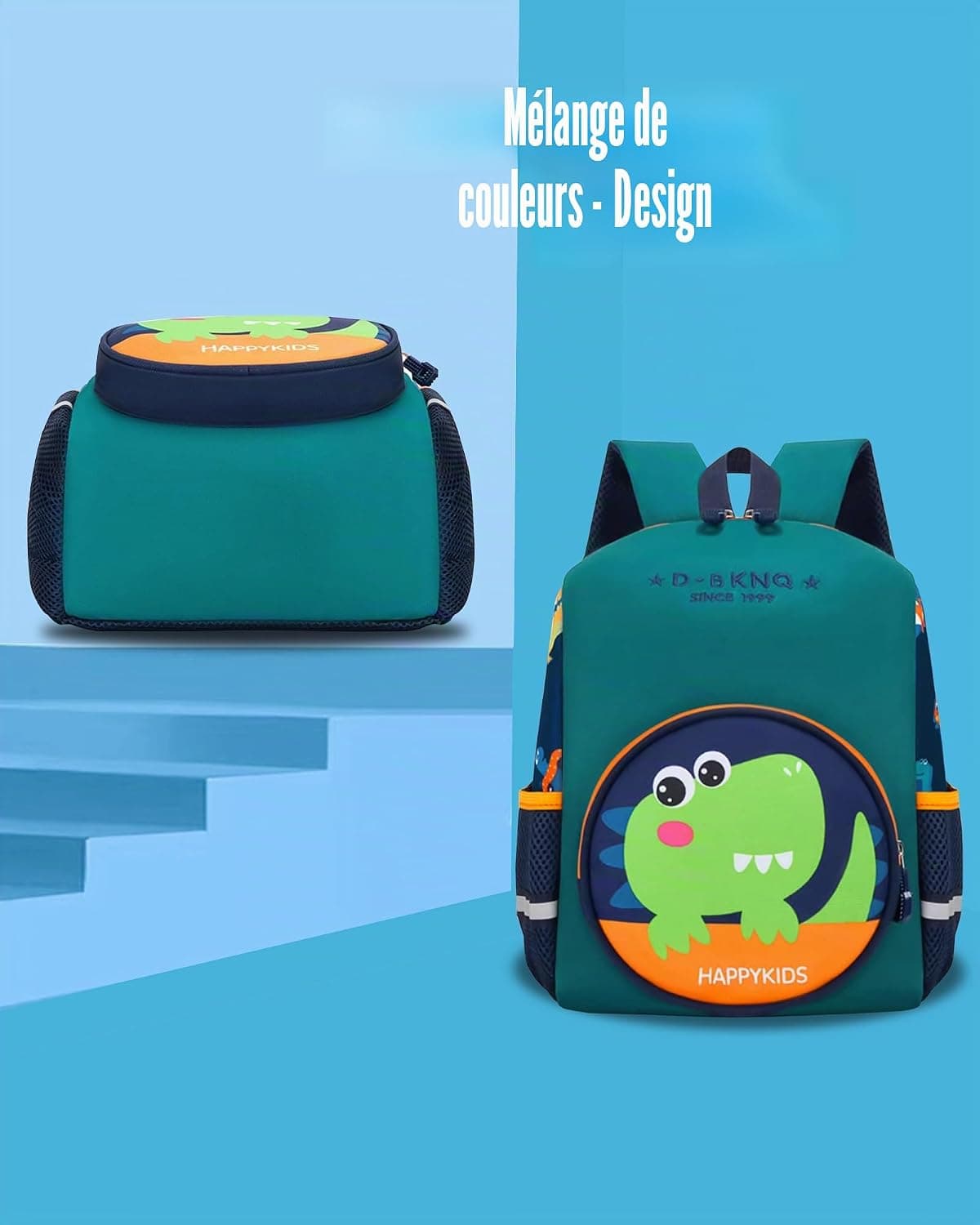 Sac a Dos Maternelle Garçon, Cartable Dinosaure pour Enfants