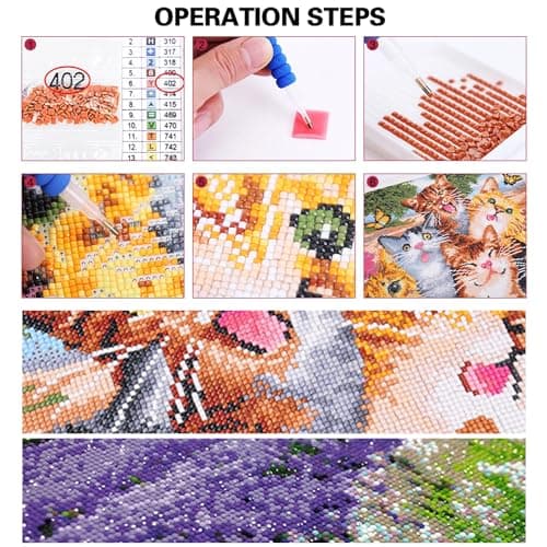 Diamond Painting Personnalisé, Personalisé Diamant Peinture, Perle Diamant Personnalisé Photo, Kit de Broderie au Point de Croix 5D - Art Mural Unique pour la Décoration de la Maison, 30x30cm