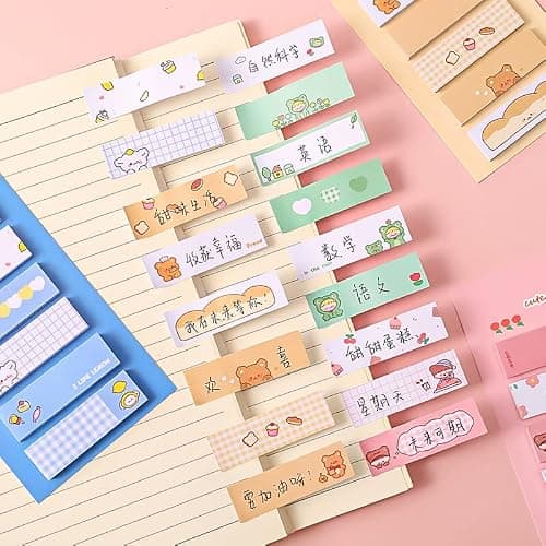 120 Feuilles Dessin animé Mini Bloc-Notes Multicolore Notes Autocollantes Autocollants décalcomanie Scrapbooking Kawaii Papeterie Bureau Fournitures Scolaires Professional