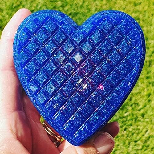 Finelnno Moule Silicone Resine Epoxy Boîte de Rangement Coquille de Stockage Cœur de Maquillage pour Coulée De Bijoux Porte-Stylo Bougeoir Plateau