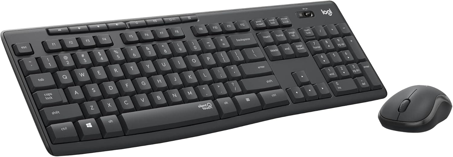 Logitech MK295 Silent ensemble souris et clavier sans fil | Layout Francese AZERTY - Grigio