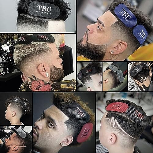 TRU BARBER- Hair Grippers Lot de 6 pinces à cheveux pour homme et femme – Salon et barbier, pinces à cheveux pour le coiffage, pinces à cheveux pince coiffure femme