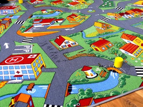 Snapstyle Tapis de Jeu pour Enfant Little Village Motifs Village - 17 Tailles Disponibles