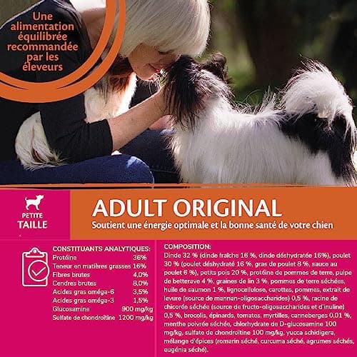Wellness Core Original, Croquettes pour Chien de Petite Taille, Naturelles et Sans Céréales, Dinde/Poulet, 5 kg