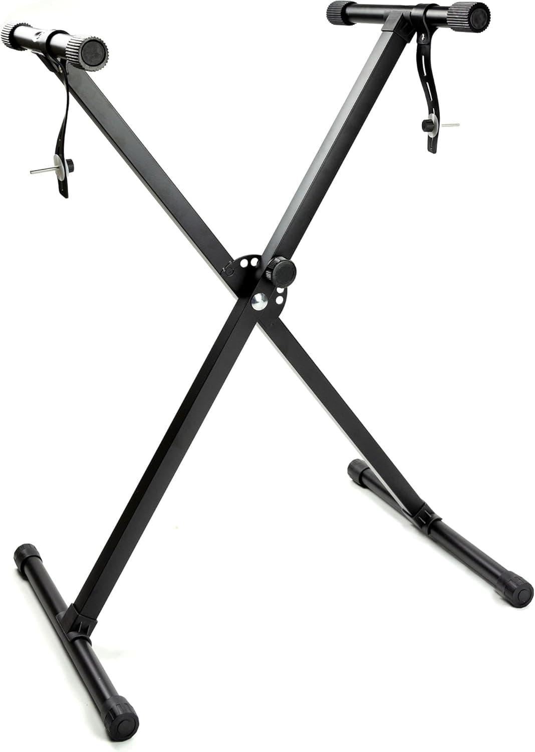 RockJam RJ6170 Kit Clavier Piano 61 Touches avec Pitch Bend, Rouge | Synthétiseur débutant 61 touches avec pitch bend, 200 sons, entrée aux, support, banc, casque et cours, rouge