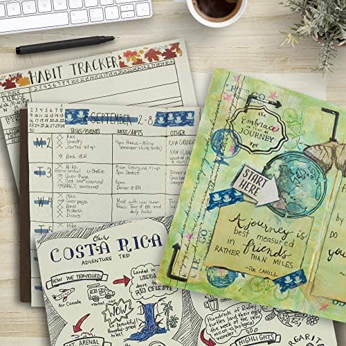Inserts De Recharge Pour Carnet De Notes Wanderings® Travelers - 8,25 X 5,5 Pouces (21 cm X 14 Cm) A5 - Papier Pointillé, Format A5 - Ensemble De 3 - Recharges De Journaux - 240 Pages