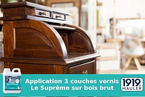 MAULER Vernis Bois & Peinture - Antitache Le Suprême Brillant Incolore 0,5L
