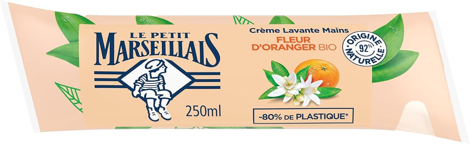 Le Petit Marseillais Recharge Crème Lavante Mains Fleur d'Oranger Bio 250ml