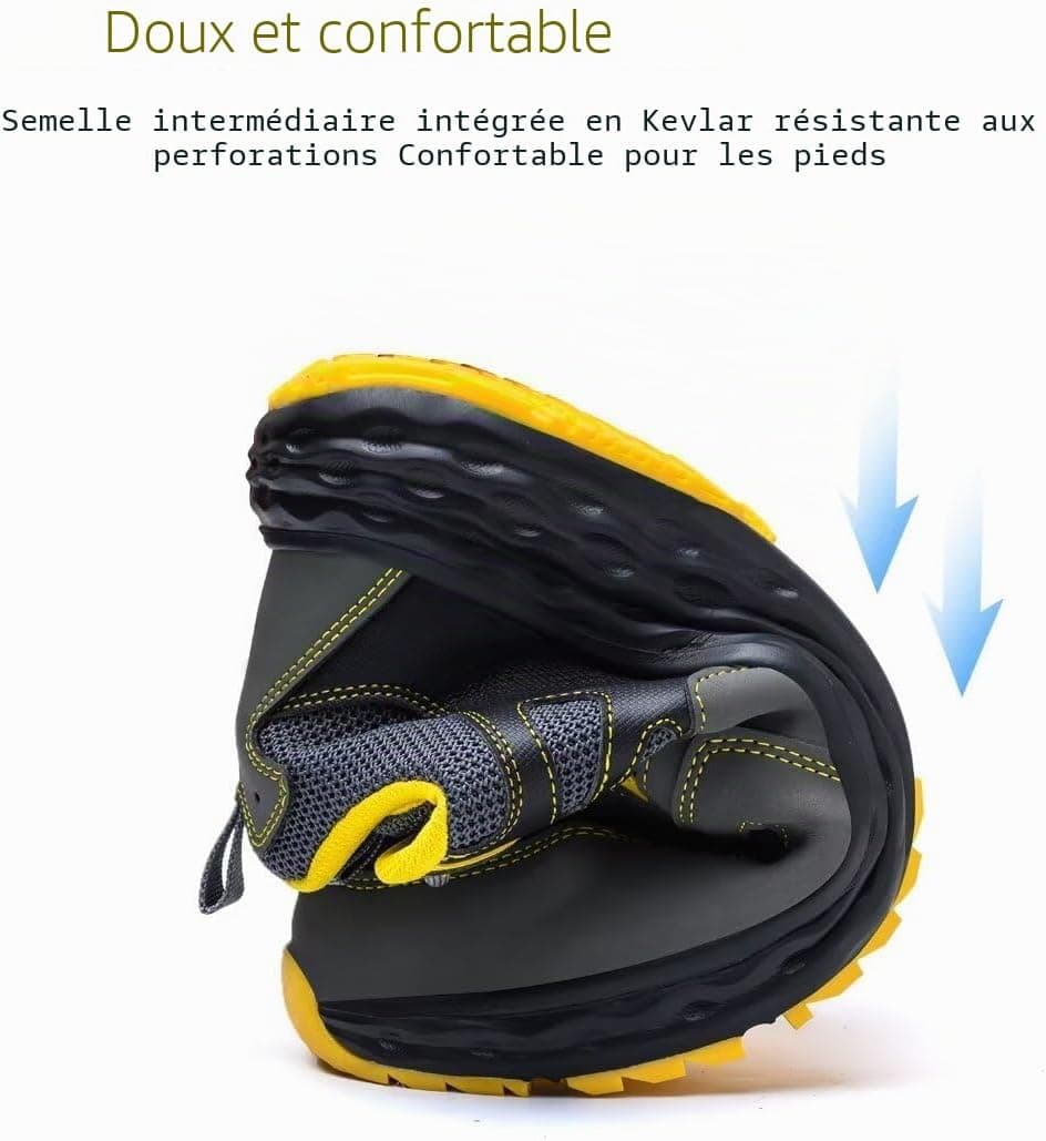 ISOOUS Chaussures de Sécurité Hommes Femmes Chaussures de Travail Légère