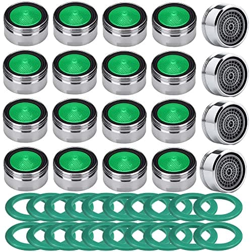 Gebildet 20pcs Mousseur Robinet Economiseur d'Eau M24 Embout Brise Jet Robinet Cuisine Matériel pour Mitigeur d'Evier de Cuisine et de Lavabo de Salle de Bain