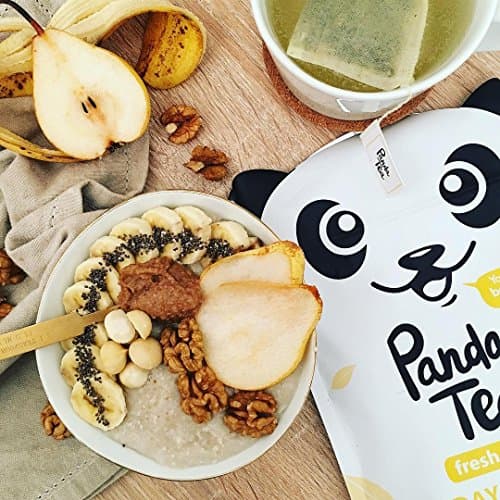 Panda Tea - Fresh Skin - thé bio - 28 sachets coton cousus main