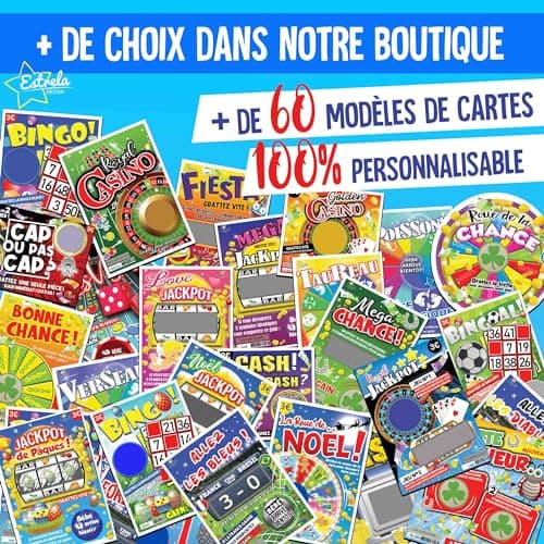 Annonce Grossesse (4 Cartes à gratter "Bébé arrive bientôt !" annonce grossesse - TICKET A GRATTER)