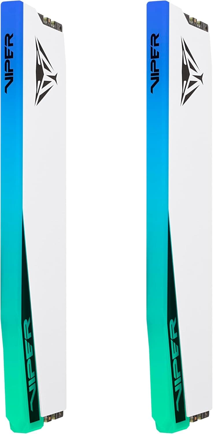 Patriot Viper Elite 5 RGB DDR5 32GB (2 x 16GB) 6000MT/s Kit - PVER532G60C30KW | Tension : 1,35 V. Prend en charge Intel XMP et AMD EXPO. Type de module : UDIMM.
