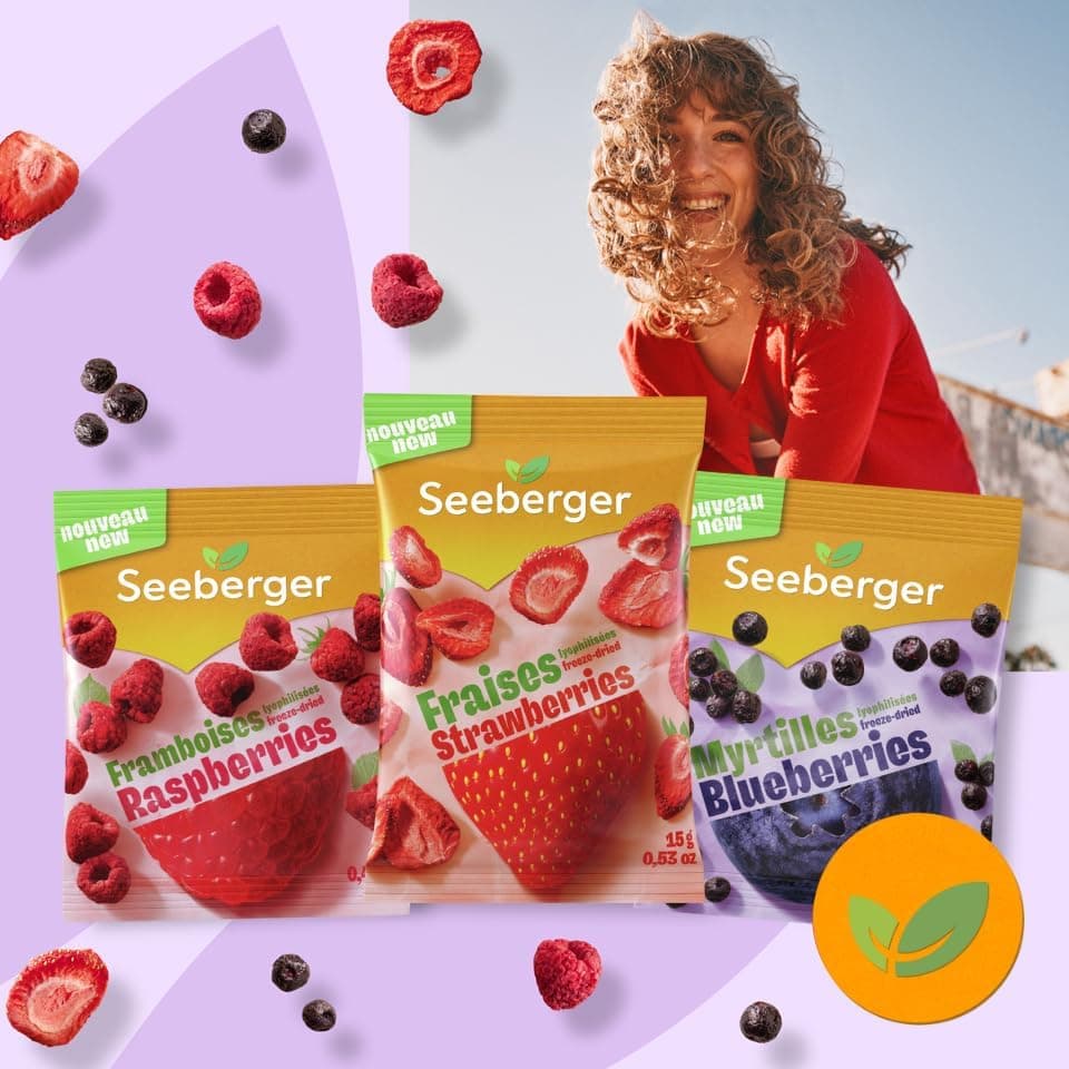 Seeberger Fraises lyophilisées, 15g