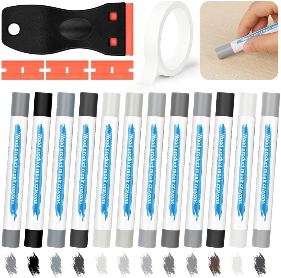 Bâtons De Cire pour Réparation De Bois, Kit Réparation Stratifié