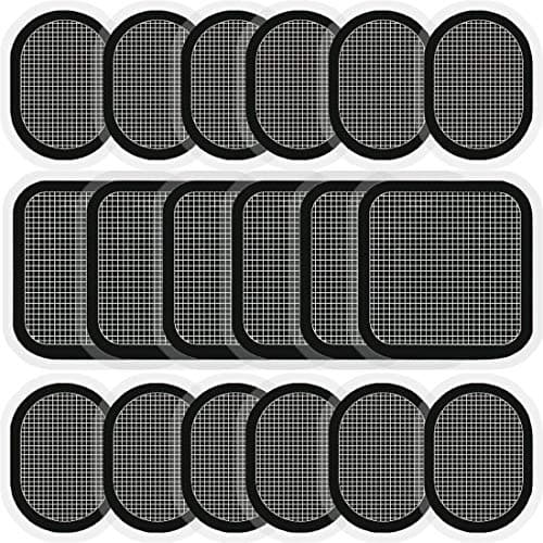 Coomatec 18 Pièces Électrode de Ceinture,Compatible avec Abs Series, Électrode de Rechange pour Ceintures Musculation Abdominales