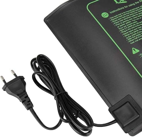 LERWAY Tapis Chauffant pour Plantes Imperméable Serre de Germination Accélère la Germination des Graines, Coussin de Chauffrage pour Reptile et Amphibien, 21/30 Watts, 52 × 25 cm (1 Pièce - 21W)