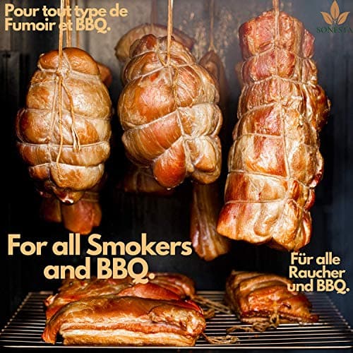 Sciure de Bois Hêtre + Aulne pour Fumoir à Froid | Mélange PROFESSIONNEL | Pour Fumage, 100% Naturel des Forêts de Pologne, Idèal pour Générateur de Fumée, Weber, Barbecook et autre | 0,4-1 mm | 1KG