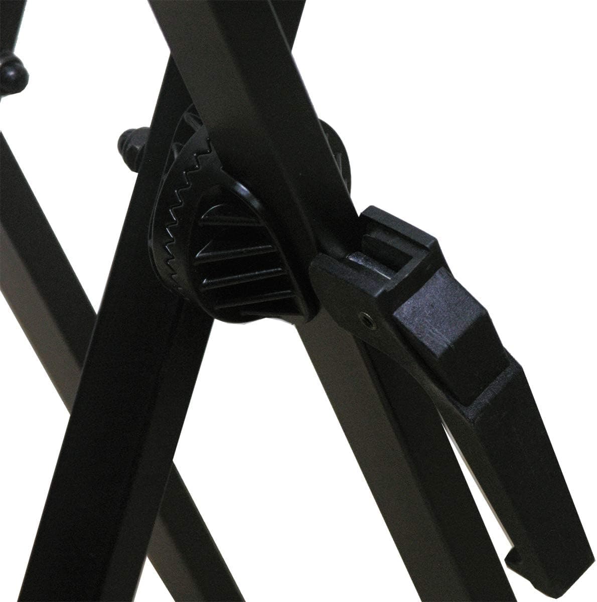 RockJam RJXX363 Support de Clavier Double X Robuste et Réglable | Support clavier double X renforcé, capacité 20 kg, réglable en hauteur pour piano numérique, maison, studio et scène