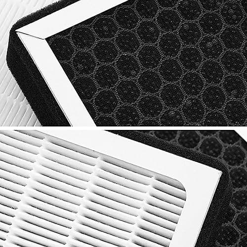 Ywooon Filtre à Air pour Tesla Model 3 Model Y Filtre à Charbon Actif, Filtres à Air d'habitacle HEPA Filtre d'admission de Climatisation Accessoires de Voiture de Remplacement (2 paquets)